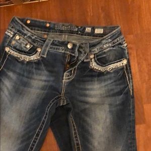 Distressed miss me jeans